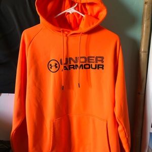 neon orange hoodie